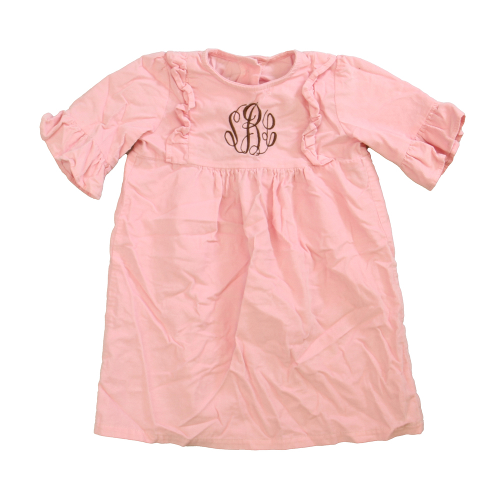 Southern Sunshine Kids Girls Pink | Brown | "B" Dress size: 3T
